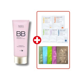 Miel Snail Blemish Balm 50ml Water Glowing BB BB + 10 Esthetic Sample Papers / 미엘 스네일 블레미쉬밤50ml 물광비비 비비+에스테틱샘플지10종