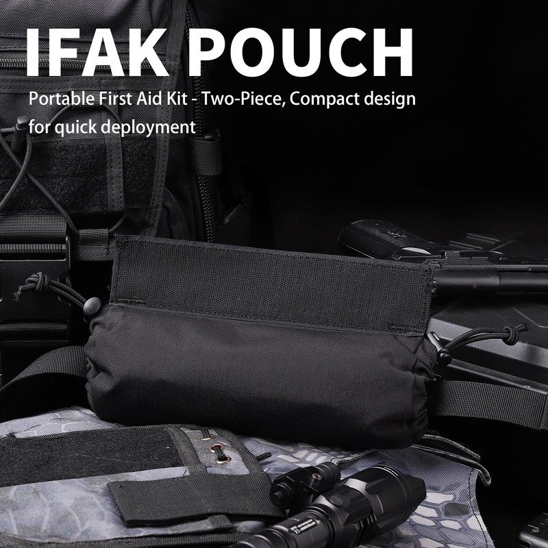Ifak Pouch Medical Trauma Roll Up Drop Bag EMT First