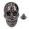 HEEPDD 20 Pieces Skeleton Ghost Rivet, Skull Crossbone 3D Ghost