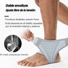 Tobillera Ultrafina 0,1cm, Soporte Compresión Deportivo