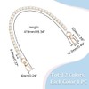 PH PandaHall 2pcs Pearl Chain Strap 16.3" Short Purse Chain