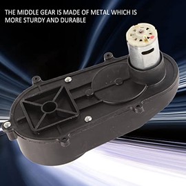 RS390 Electric Motor Gearbox,12V 20000RPM Gearbox Electric Motor Low Noise 12 Volt Motor with Gearbox for Motor Cars 1.28cm / 0.50in Hole Diameter Universal Electric Motor Replacement Parts