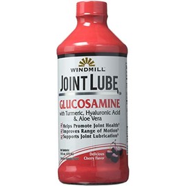 Glucoflex Joint Lube Glucosamine Liquid Cherry Flavor 16 oz (Pack of 4)