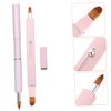 BIUDECO 2pcs Double Sided Lip Brush Retractable Lipstick Applicator Makeup