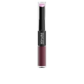 L'Oreal Paris, Infallible 24Hr Lipstick, Labial De Larga Duración De Dos Pasos: Líquido Y Balsamo, Tono 215 Wine O Clock