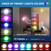 AnyEnjoy Puck Lights with Remote,13 Colors Changeable LED Puck lightings