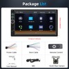 Motorsi Carplay 2 Din Autoradio, 7" HD Touchscreen Wired Android