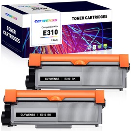 CLYWENSS Compatible Toner Cartridge Replacement for Dell E310 E310dw Toner for Dell E310dw E515dw E514dw E515dn Laser Printer (2 Black)