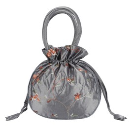Harugio Drawstring Bag, Yukata Bag, Women's, Handbag, Yukata Bag, Drawstring Pouch, Small Size, Mini Yukata, Bag, Bag, Stylish, Cute, Stylish, Cute, Dress, Kimono, Kimono, Popular, gray, Free size
