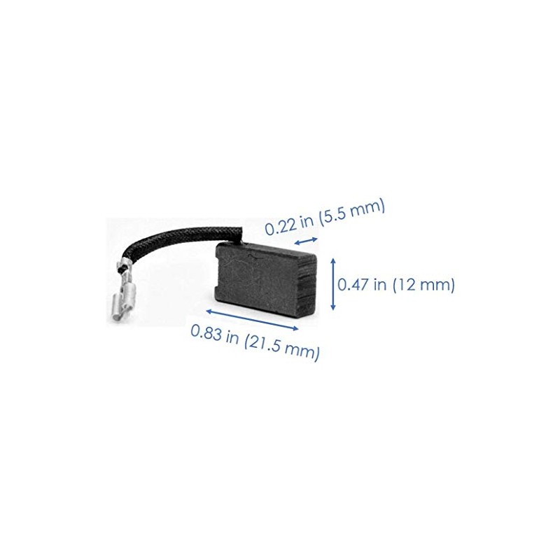 Gadgetool 381028-08 Carbon Brush Replacement for DeWalt 381028-08 & 381028-02