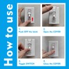 Light Switch Guard Cover, 4 ChildProof Wall Switch Guard Cover