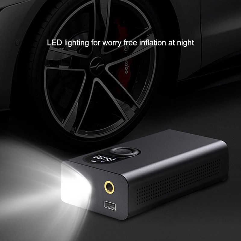 CLSSLVVBN Quick-Inflation Portable Air Compressor For Car Tires - Efficient