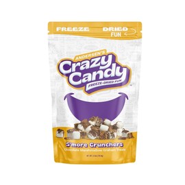 Andersen's Crazy Candy Freeze Dried Candy - Freeze Dried S'more Crunchers, 2.5 Ounces