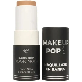 Makeup Pop Maquillaje en Barra Orgánico, Tono S03, Presentación Sólida, 14 g