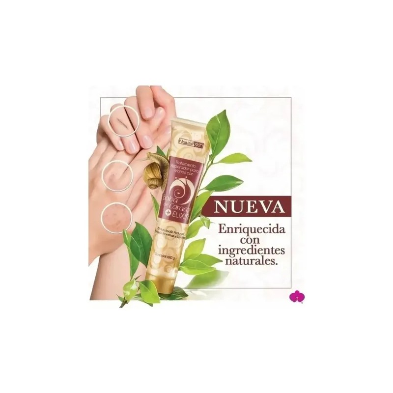 Crema Manos Codos Reparación Intensa Baba Caracol + Elixir