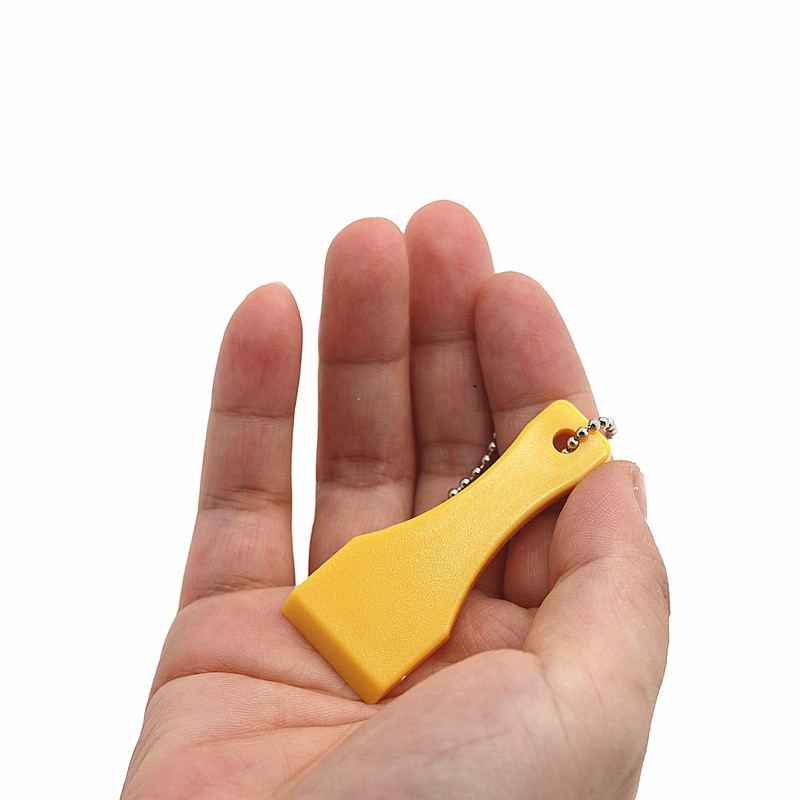 10pcs Plastic Scraper Tool Keychain, Scraper for Lottery Ticket, Scoop