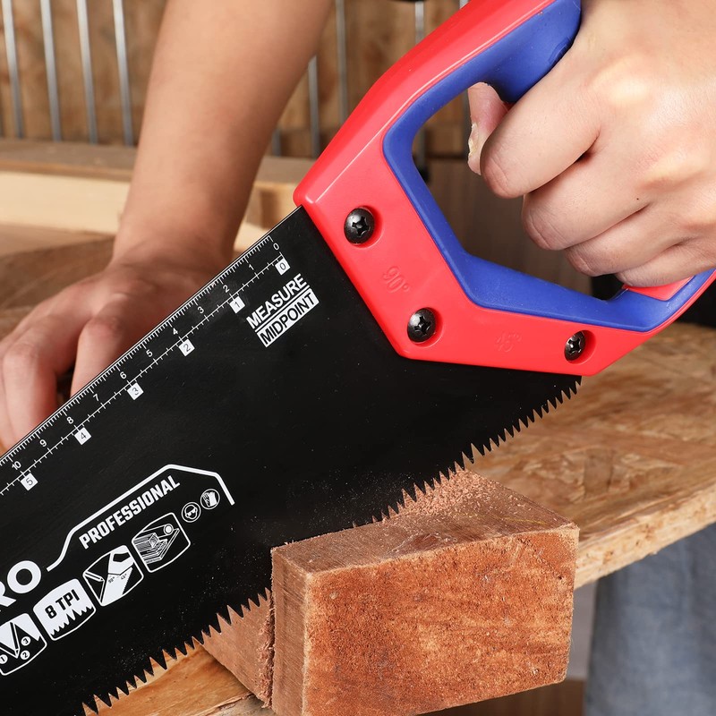 WORKPRO 16-Inch Universal Handsaw with Non-Slip Comfortable Handle, Anti-Rust Wood