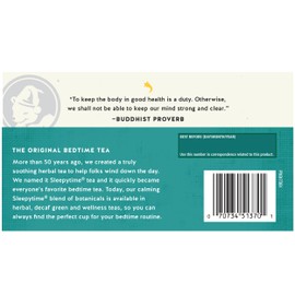 Celestial Seasonings Wellness Tea, Sleepytime Throat Tamer, Caffeine Free Sleep Tea, 20 Tea Bags