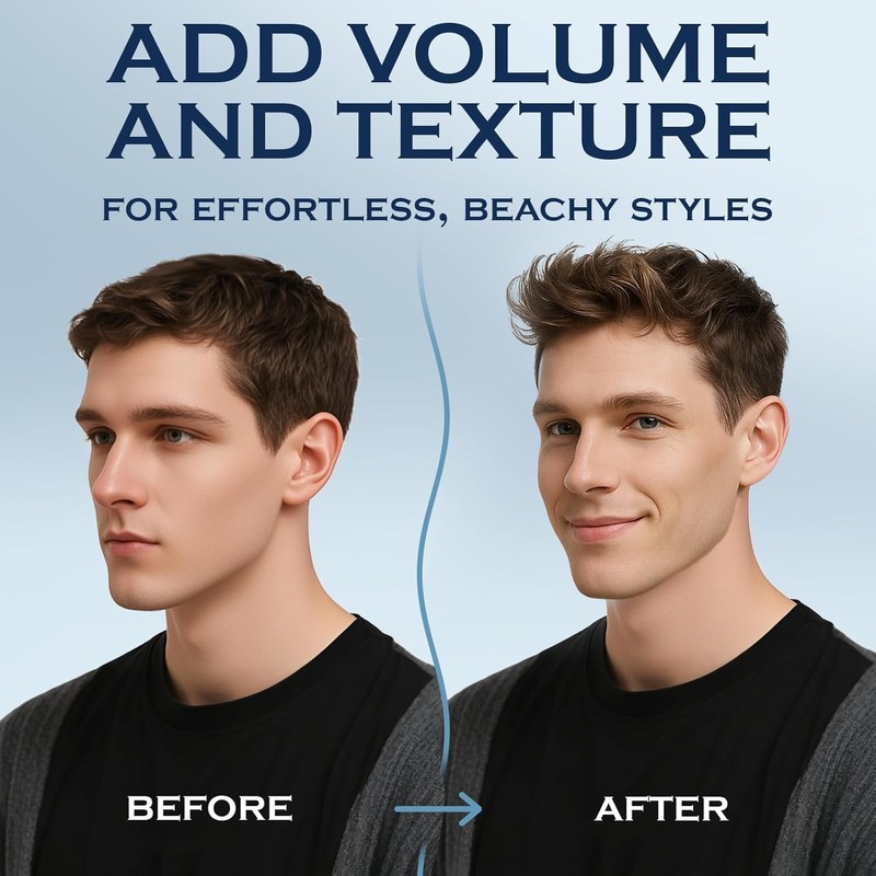 THEMANCODE Sea Salt Spray for Men, Travel Essentials, Beach Vacation