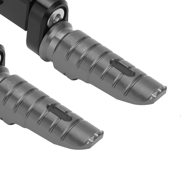 Motorcycle Front Footrests Aluminium Alloy Anti Slip Replacement for MV