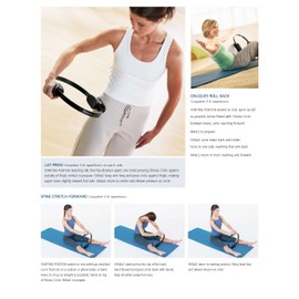 STOTT PILATES Fitness Circle Pro (Black), 14 inch / 35.5 cm