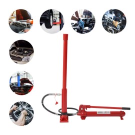 KONKENIE 12/6 Ton Porta Power Hydraulic Jack Autobody Frame Repair Power Kit Hydraulic Jack Ram Auto Shop Tool Lift Ram for Loadhandler Truck Bed Unloader Farm Red (12T/14Pcs)