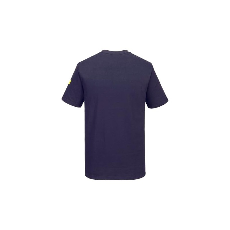 Portwest Anti-Static ESD T-Shirt, Size: XXL, Colour: Navy, AS20NARXXL