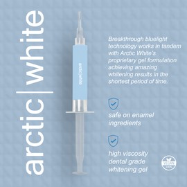 Arctic White Advanced Teeth Whitening Refill Pack – 4 x 4.5ml Dental Grade Whitening Gel formulated for use with Arctic White Advanced Teeth Whitening System