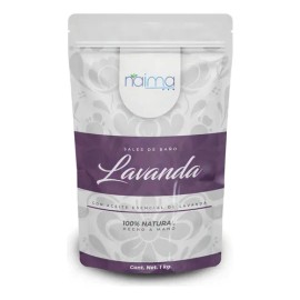 Sales De Baño Lavanda Natural 1kg - Sal De Epsom Relajante
