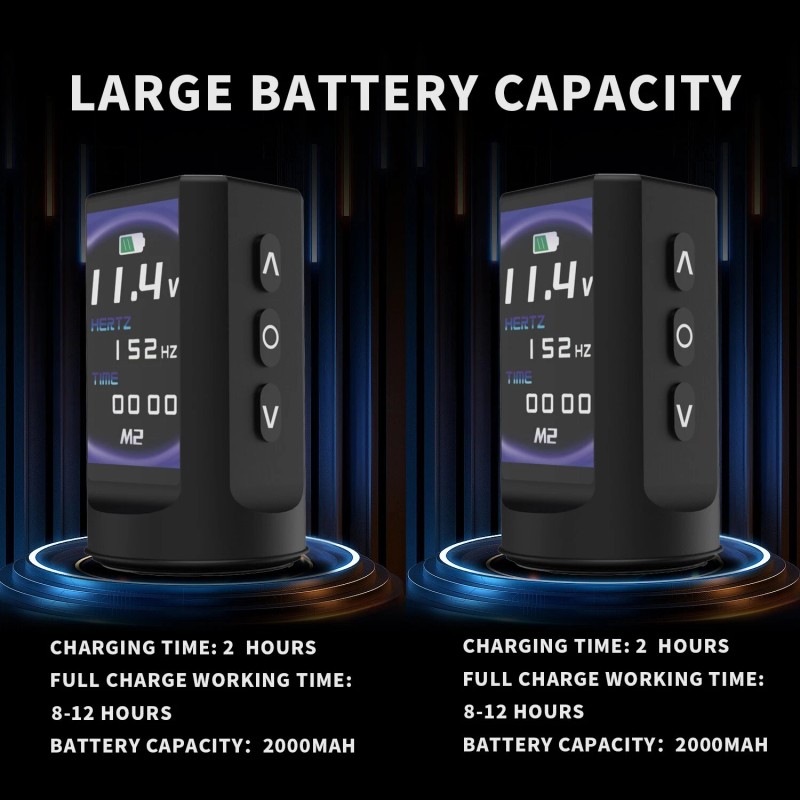 YILONG F6 Wireless Tattoo Pen Powerful Brushless Tattoo Machine Motor