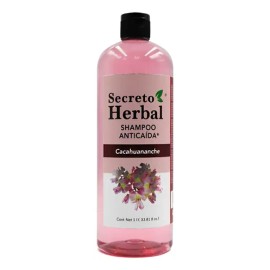Shampoo Anticaída Y Regenera Cacahuanache Secreto Herbal 1l                                                                                           