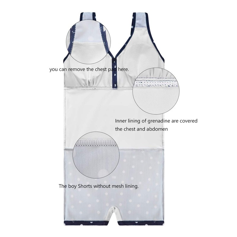 AONTUS - Traje de baño de una pieza para mujer,
