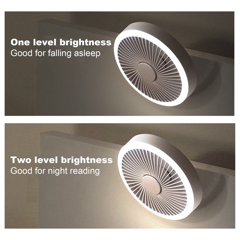 Portable Tripod Stand Fan USB Rechargeable Camping Hanging Fan with
