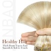 VINBAO Clip in Human Hair Extensions Rallonge Cheveux Humain Extension