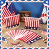 Baderke 50 Pcs 4th of July Makeup Bags EVA Patriotic