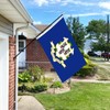 Nuibers Connecticut Flag 3x5 FT Sturdy for Outside, Heavy Duty