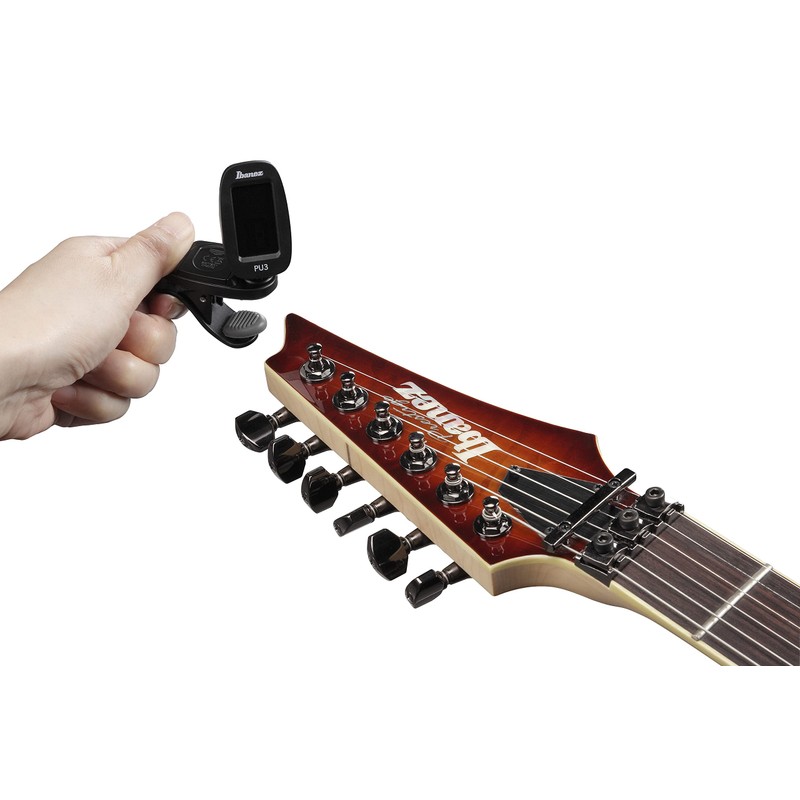 IBANEZ Chromatic/Automatic Clip Tuner - Black (PU3-BK)