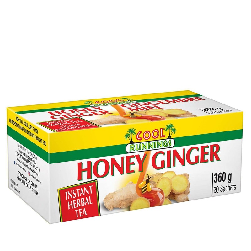 Cool Runnings Honey Ginger Instant Herbal Tea, 360g/13oz {Imported from