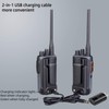 Retevis RB17 Walkie Talkie,Heavy Duty Walkie Talkies Long Range,Rechargeable 4400mAh