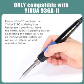 YIHUA 817C Replacement Soldering Iron Handpiece/Handle for Yihua 936A-II Soldering Station