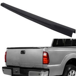 cciyu Fits for 2008-2018 for FORD F-250 F-350 F-450 F-550 Super Duty Tailgate Molding Cap Protector ABS Rear 02ETM1203ABK