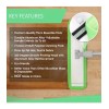 Turbo Mop 18” Turbo Mop Microfiber Mop for Tile &