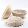 UUYYEO 3 Pcs Reusable Fabric Bowl Covers Bread Proofing Cloth