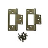 High Logic 76mm Stainless Flush Hinge 17498 Amber