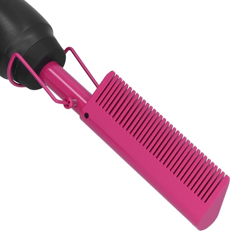 Multifunctional Hair Comb Wet and Dry Hot Heating Curling Straightening