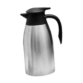 iplusmile Insulated Stainless Steel Thermal Carafe Hot Beverage Dispenser Coffee Water Pitcher for Home Events Comfortable Handle Heat Resistant Design