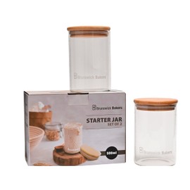 Brunswick Bakers Starter Jar, 500 ml (Set of 2)
