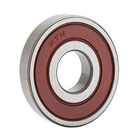 NTN Bearing 6203LU Single Row Deep Groove Radial Ball Bearing, Contact, Normal Clearance, Steel Cage, 17 mm Bore ID, 40 mm OD, 12 mm Width, Single Seal, Open One Side