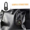 Sosoport Portable Hiking Compass Carabiner Clip 2pcs Camping Compass Scale