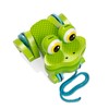 Melissa & Doug First Play Frolicking Frog Wooden Pull Toy